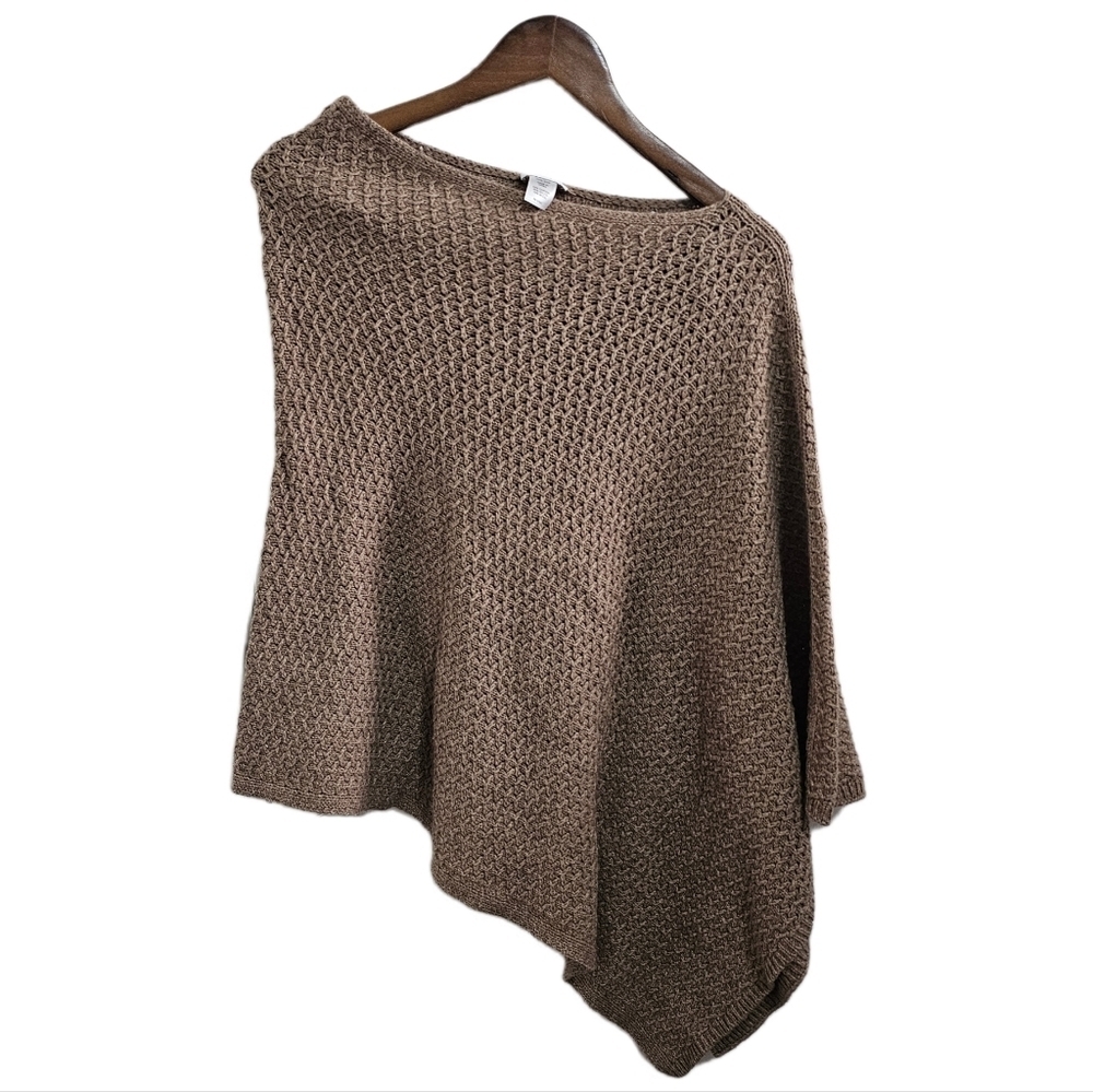 J.Jill knit wool blend brown sweater shall